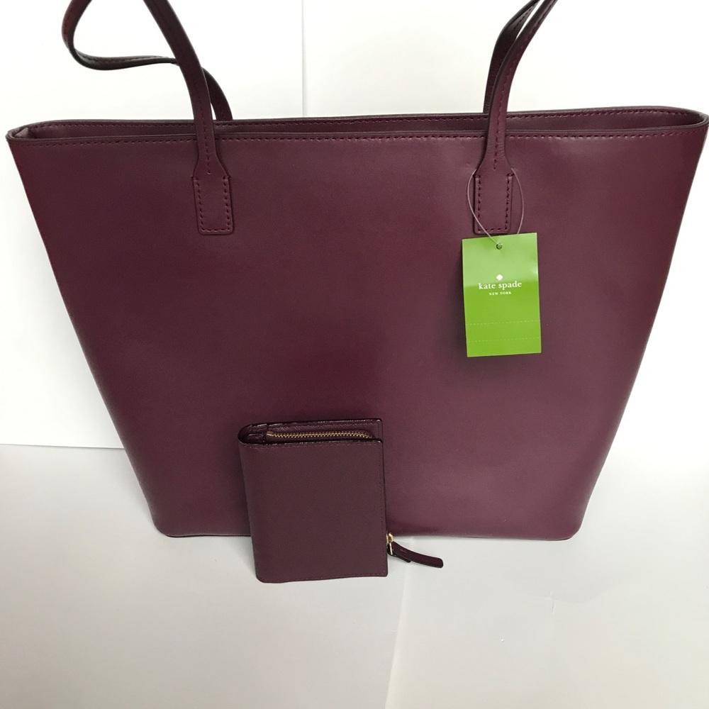 🍀SALE~kate spade tote set/shoulder bag & wallet - Picture 3 of 8